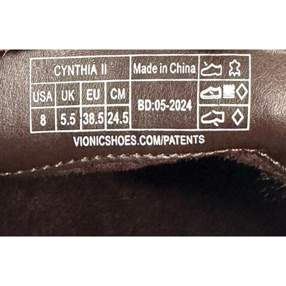 Vionic Dark Brown Leather Loafers - Picture 9 of 10